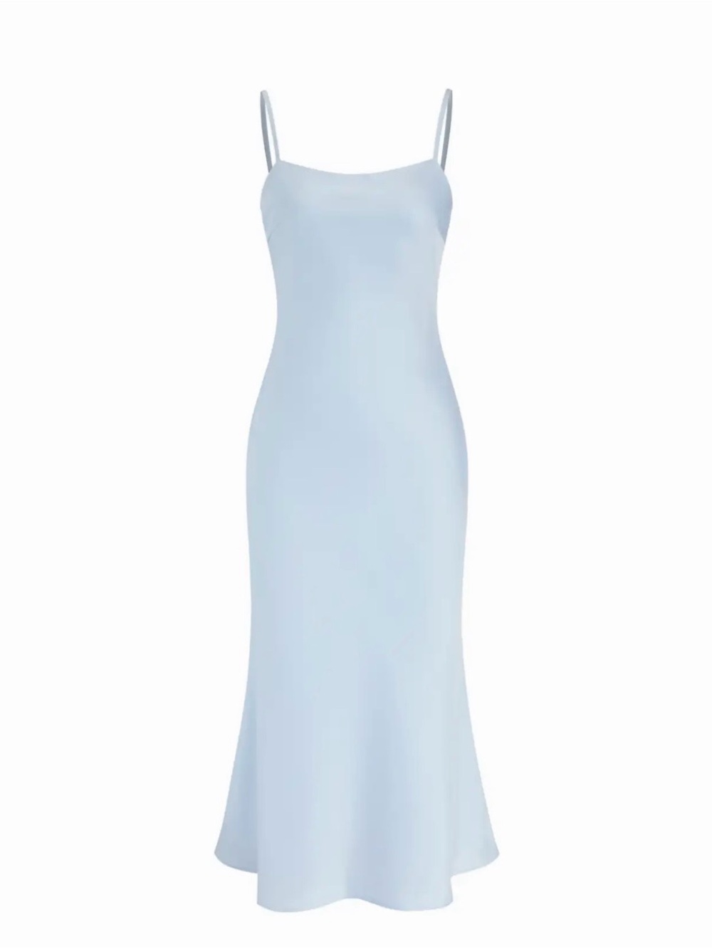 Cider Light Blue Cape Sleeve Evening Dress - Picture 6 of 6